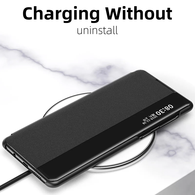 

Smart View Flip Case For Samsung Galaxy S20 FE Cases Leather Cover Samsung S20 Plus Lite S20 Fan Edition SM-G780F Fundas Coque