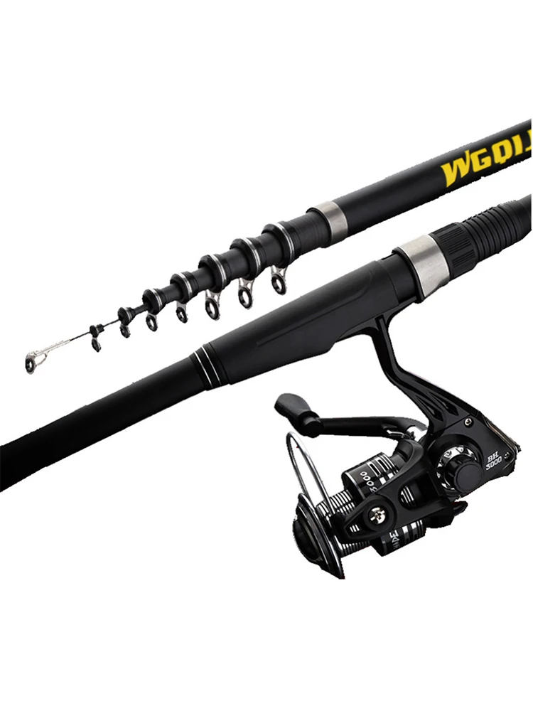

Telescopic Fishing Rod Super Light Super Hard Carbon Sea Rod Hand Marine Sea Rod Jetting Rod 2.7m 3.6m 4.5m 5.4m 6.3m