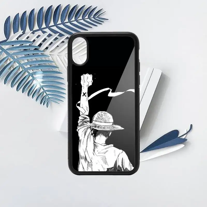 

Anime One Piece Luffy cartoon Phone Case PC for iPhone 11 12 pro XS MAX 8 7 6 6S Plus X 5S SE 2020 XR