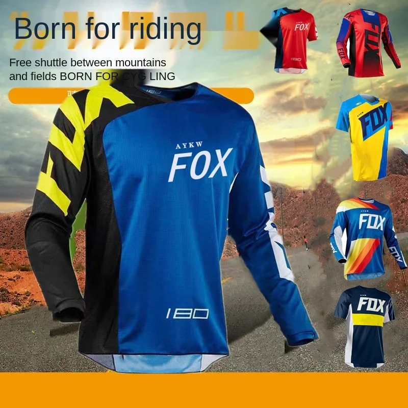 

Mens Cycling Jersey Fox Mtb Jersey Downhill Mountain Bikes Motocross Shirts Ciclismo 2021 Long Sleeve Short Sports Team Jersey
