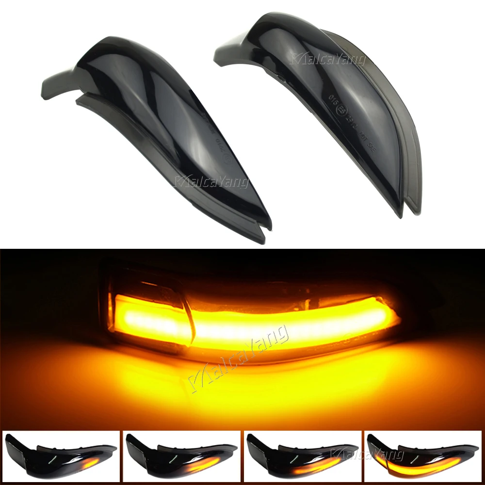 

Dynamic Blinker For Toyota Corolla Camry Prius C Avalon RAV4 Side Mirror Turn Signal LED Light Sequential Indicator 2012 2016