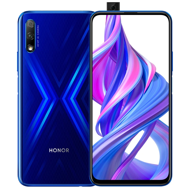 Мобильный телефон Huawei Honor 9X сотовый 48 мегапиксельная AI Тройная камера 6 59