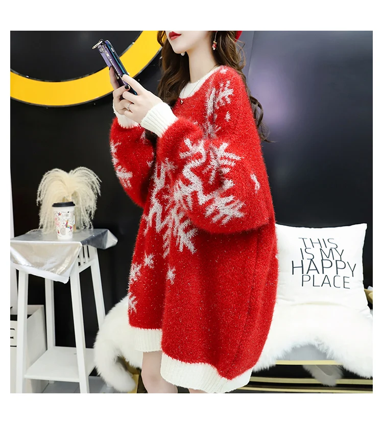 H. SA/осенне-зимний теплый свитер и пуловеры мягкие джемперы из мохера со