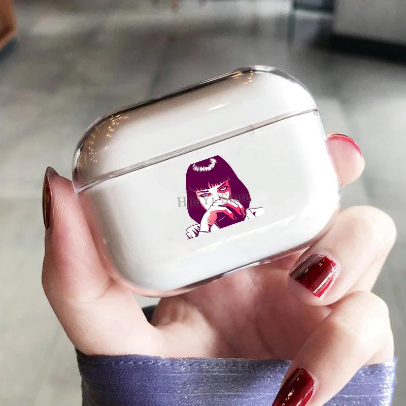 

Чехол для наушников Pulp sci Mia для AirPods Pro, прозрачный защитный чехол для Airpods 3, зарядное устройство