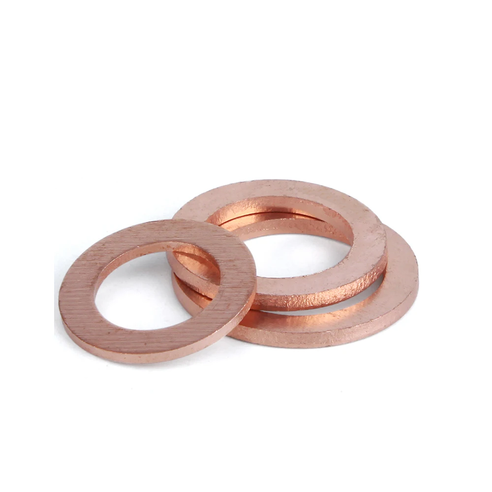 Copper Washer Gasket Set Plain Washer With Box Fitting for Screw Bolts Ring Seal Assortment Kit Set M5 M6 M8 M10 M12 M14 M16 M20 images - 6