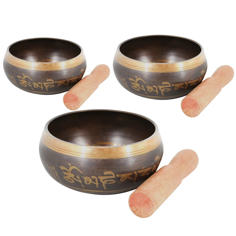 

Tibetan Singing Bowl Set-Perfect Resonance Meditation Yoga & Healing Handcrafted Sound Chanting Bowl With Mallet