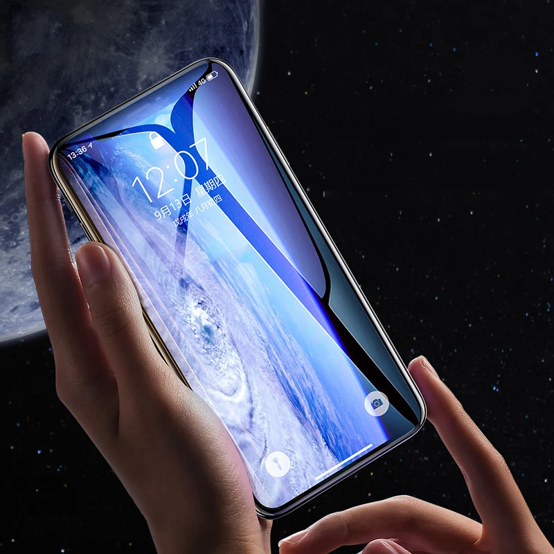 Защитное стекло закаленное 5D для iPhone 11 Pro/XS Max/XR/X/6/6s/7/8 Plus | Мобильные телефоны и