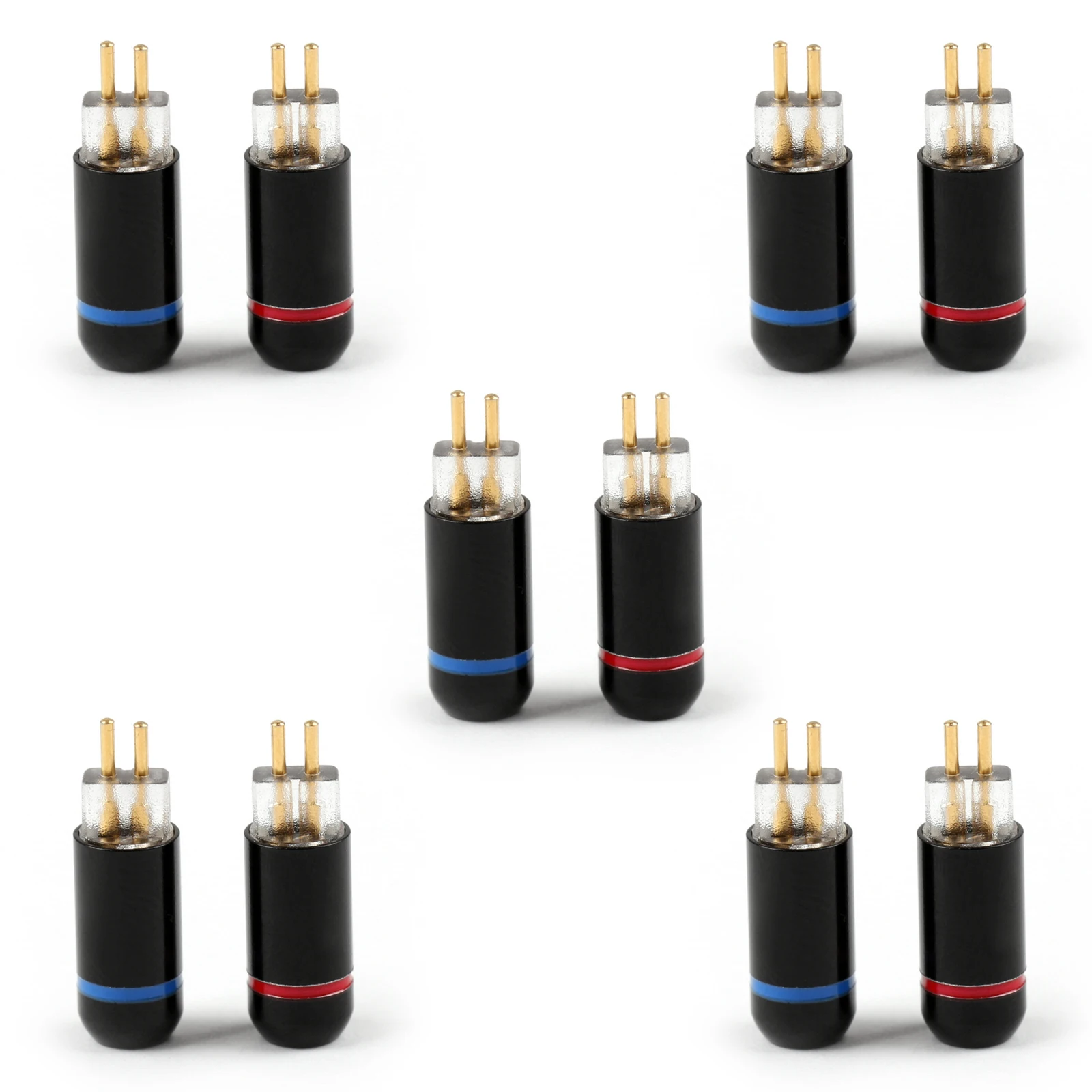 Areyourshop 5 пар 0 78 мм штыри для наушников штекер Westone UM3X W4R UE18 переходник черный