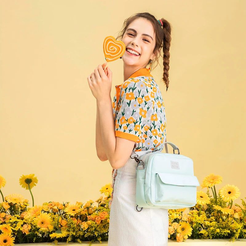 Женская маленькая однотонная сумка через плечо для женщин сумка-мессенджер