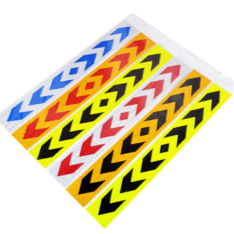 2 шт. Светоотражающие Предупреждение ющие знаки безопасности лента PP наклейки