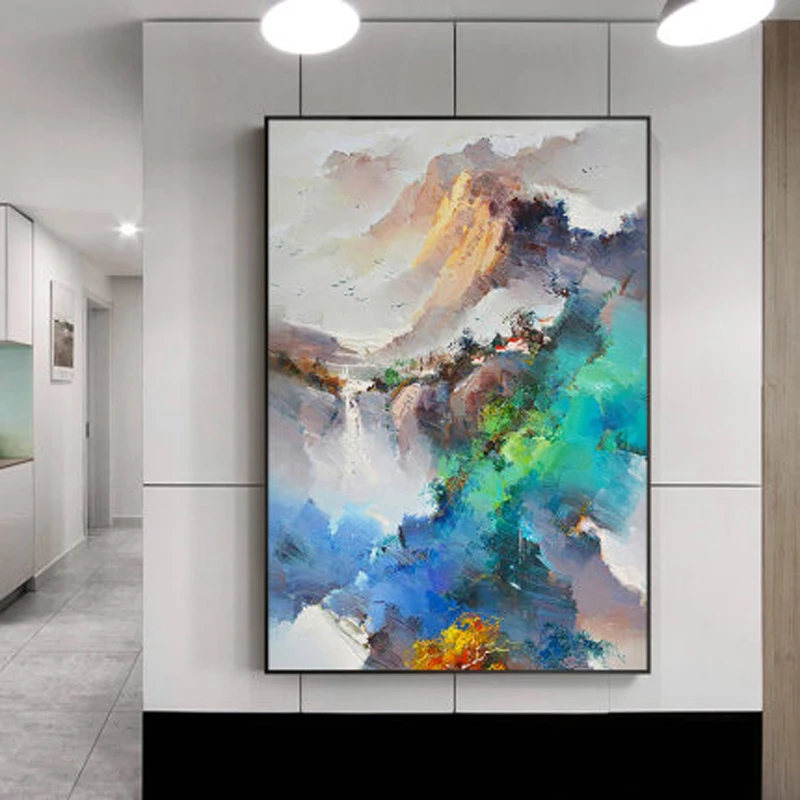 

5d алмазная вышивка DIY, Алмазная мозаика для горного искусства, алмазная живопись, вышивка крестиком, абстрактная живопись в гостиной