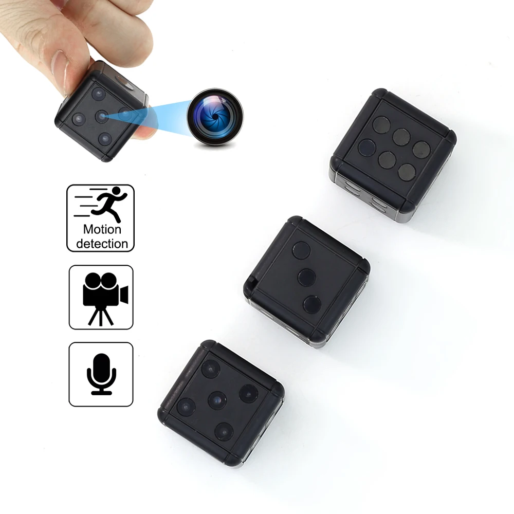

Мини-камера 2023, защита для безопасности, Видеозаписывающие устройства, миниатюрная очень маленькая Экшн-камера наблюдения, микро фотокамер...