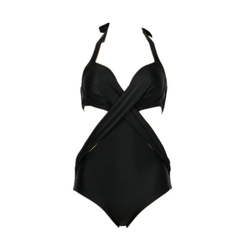 

Sexy Women High Waist Bikini Swimsuit Swimwear Female Bandeau Brazilian Biquini Bikini Set Bath banador traje de bano femmes