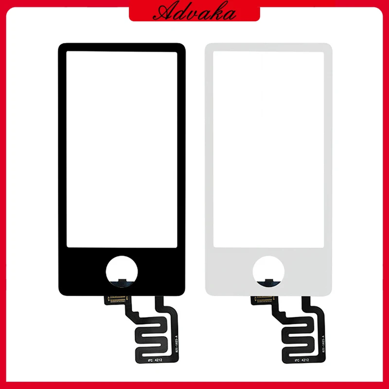 ЖК дисплей/сенсорный экран дигитайзер стеклянная панель запасные части для ipod Nano