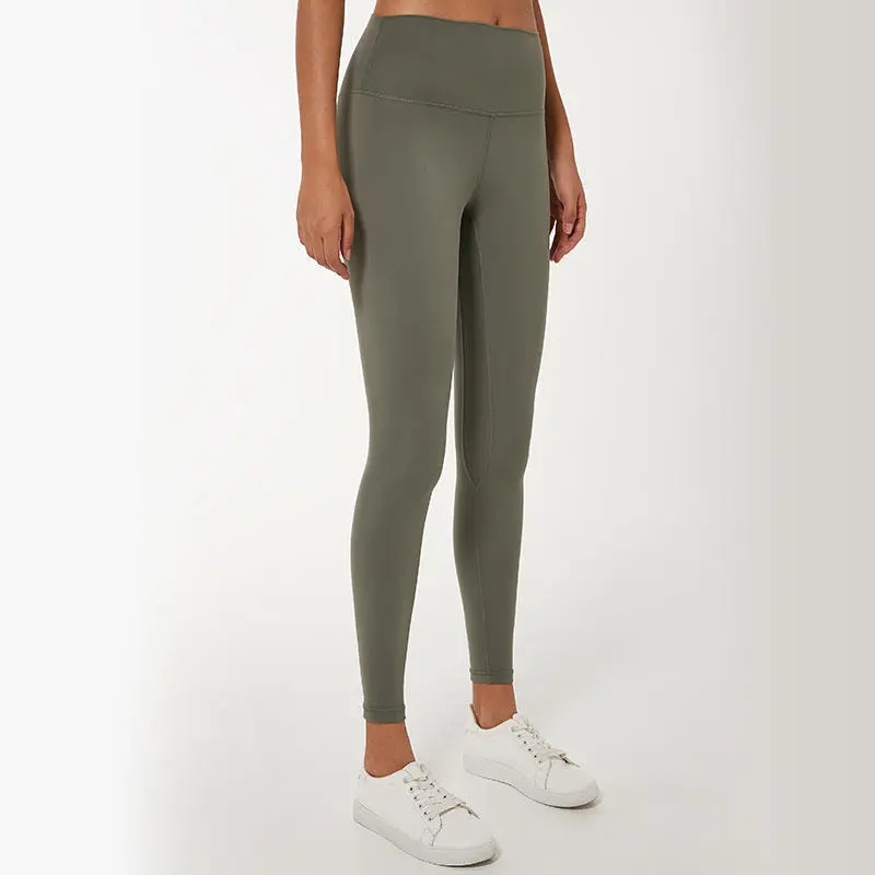 

Yoga pants women tight-fitting high-waiste professional pants LuLu nude nine points