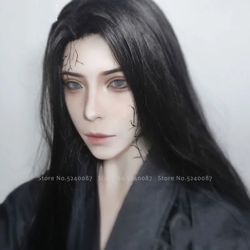 Мужской длинный прямой костюм Hanfu карнавальный из японского аниме эльфийский