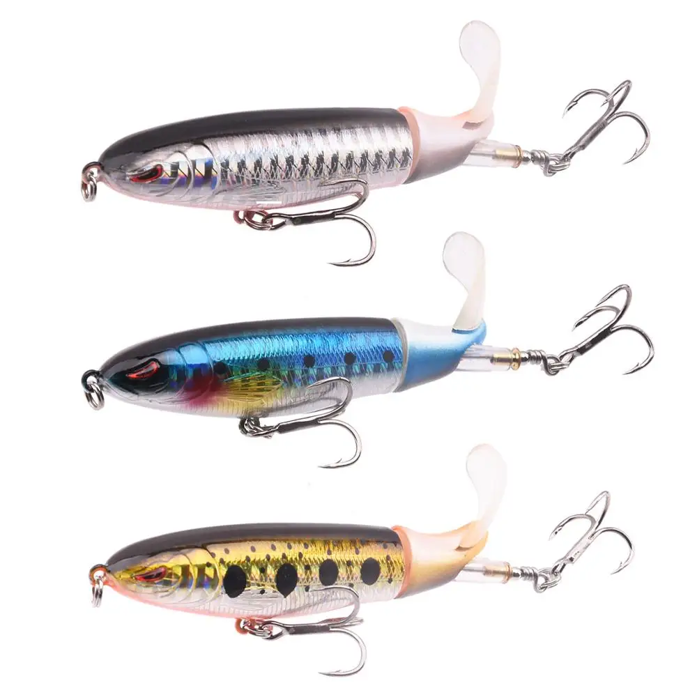 3 шт./лот Whopper Plopper 100 мм 13 г плавающий Поппер рыболовная приманка карандаш