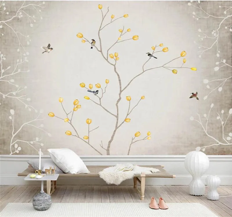 Настенные обои на заказ украшение для дома ностальгические в скандинавском