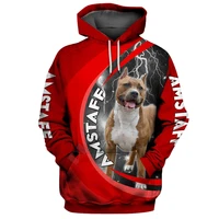 funny amstaff 3d printed hoodies fashion pullover men for women sweatshirts sweater animal costumes 01
