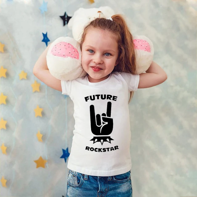 Детская Хлопковая футболка с круглым вырезом надписью|Тройники| |