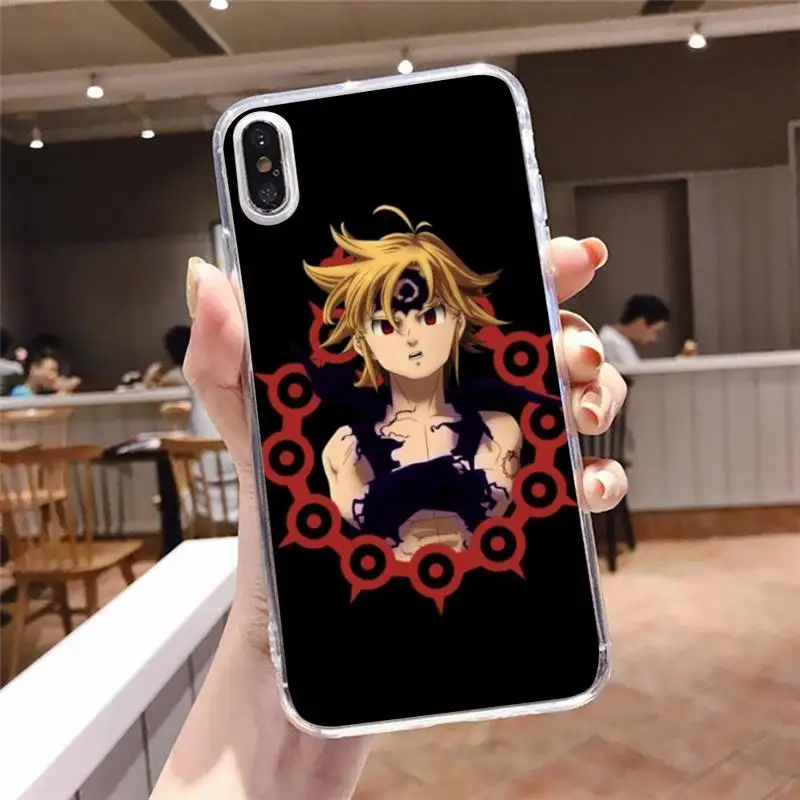 

The Seven Deadly Sins Japan anime Phone Case Transparent for iPhone 6 7 8 11 12 s mini pro X XS XR MAX Plus