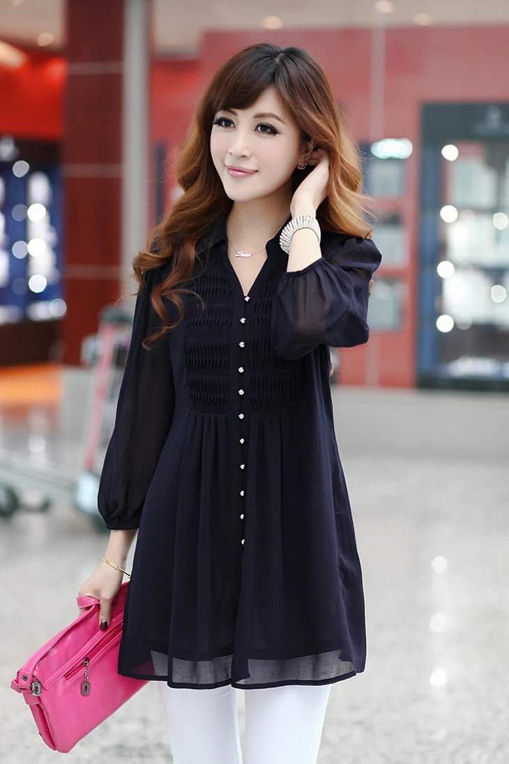 

Tunics Women Tops tunic ruffle blouse 6xl Plus Size Lace Womens Clothing Shirt Long Sleeve Shirts 5xl blusas feminina ver o 2021