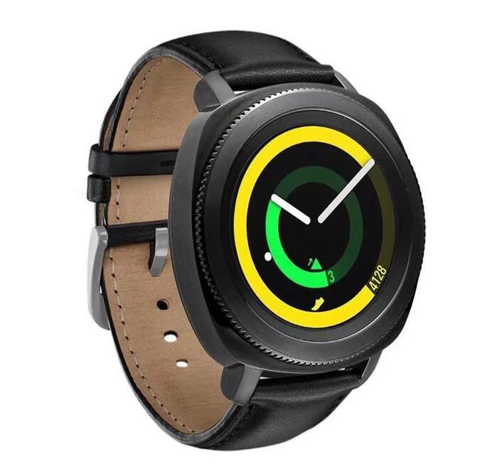 Ремешок из натуральной кожи для Samsung Galaxy Gear S3 Watch 46 мм кожаный браслет Huami Amazfit Huawei 2