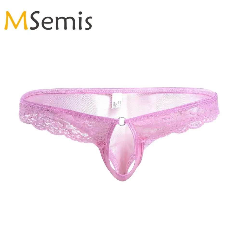 Купальник мужской с низкой посадкой бикини трусы нижнее белье отверстием для