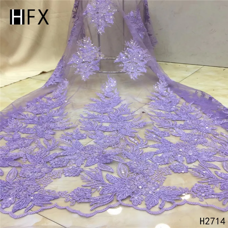 HFX новейшая африканская кружевная ткань ФРАНЦУЗСКИЙ нигерийский луковый цвет 2019