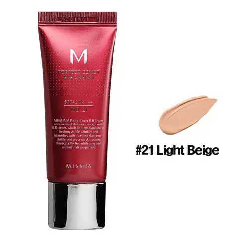 

MISSHA M Perfect Cover BB Cream 20ml #21 #23 Oil-controlWhitening CC Creams Concealer Moisturizing Foundation Korean Cosmetic