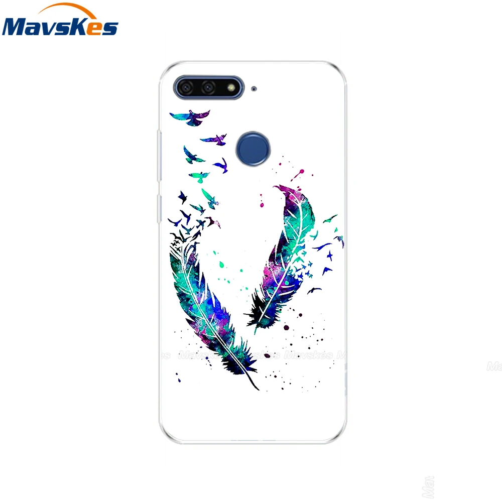 5 Силиконовый чехол для телефона huawei Honor 7A Pro, 5," дюймовый чехол для телефона huawei Honor 7A 5,45" 7 A DUA L22 Русская версия - Цвет: 5