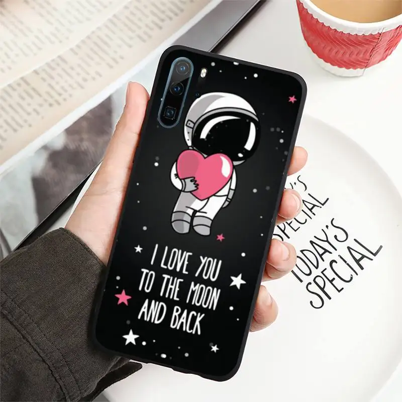 

Space Cartoon abstract Phone Case For Huawei honor Mate P 10 20 30 40 i 9 8 pro x Lite smart 2019 nova 5t