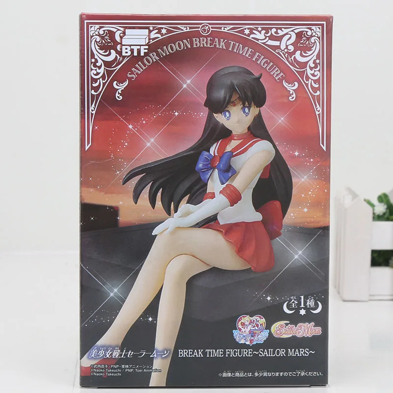sttting red box Фигурка Сейлор Мун 16 см Tsukino Usagi Mercury Mars Venus Jupiter Chibiusa Meiou Setsuna Kaiou фигурка украшения торта ПВХ Модель - Цвет: sttting red box