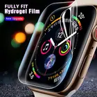 Изогнутое мягкое закаленное стекло 9D для Apple Watch 38404244 мм, защитная пленка для экрана iWatch band, SE 6