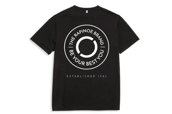 

The Rapinoe Brand Be Your Best You Megan Rapinoe - Black T-Shirt Classic Custom Design Tee Shirt