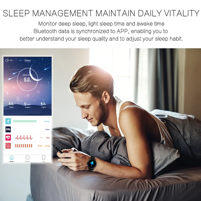 ЛМС E1 Бизнес Мужские Bluetooth напоминание о вызове Smart Watch длительный режим ожидания