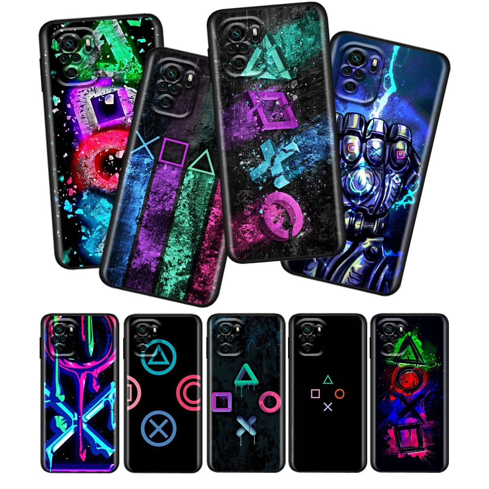 

PlayStation Game For Xiaomi Redmi Note 10 9 Pro Max 10T 9T 9S 10 9 8 7 6 5 Pro 4X Silicone Soft Black Phone Case