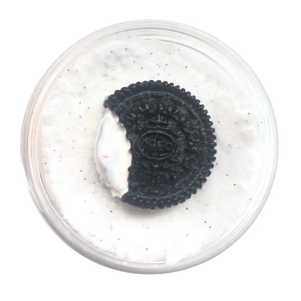 

Non-toxic Clear Slime Simulated Biscuit Kids Stress Relief Kids Clay Toys Gift Stimulate Children's Curiosity