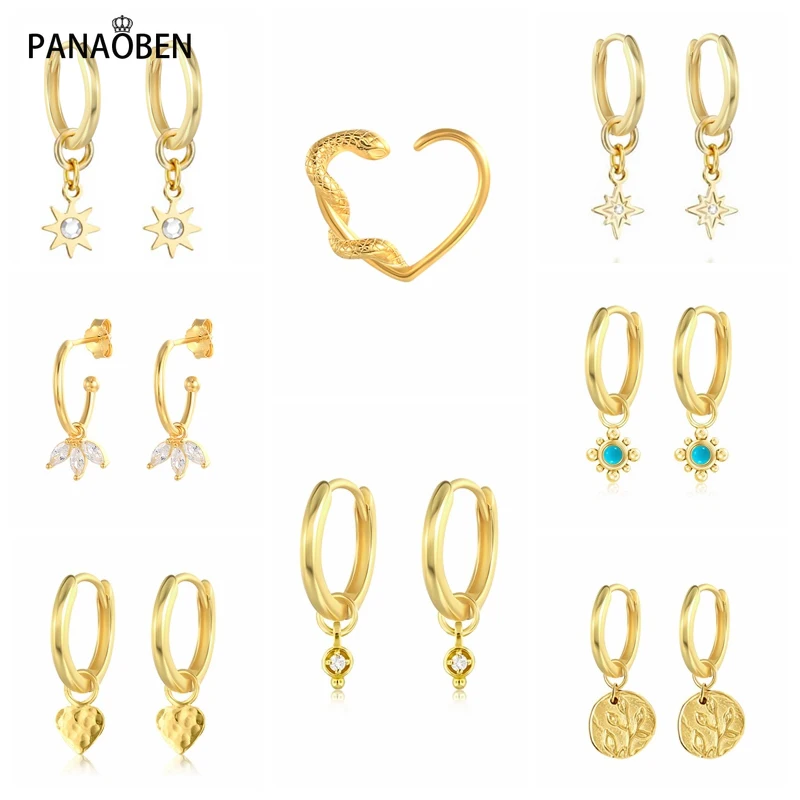 

Женские серьги-кольца в виде сердца