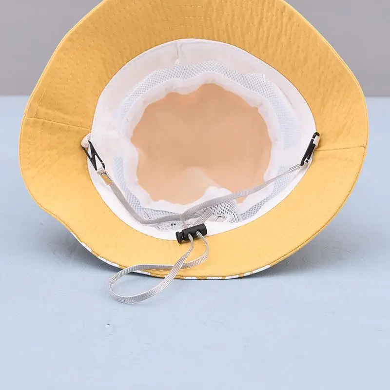 

Cartoon Bear Embroidery Cotton Bucket Hat Fisherman Hat Outdoor Travel Hat Sun Cap Hats for Child Boy and Girl 19