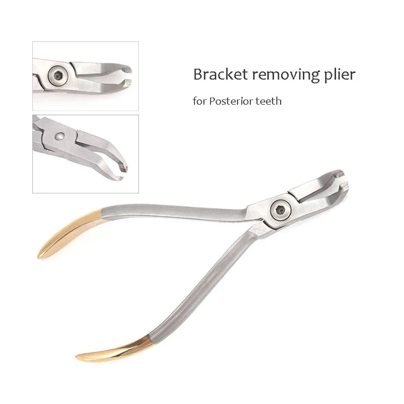 

Dental Orthodontic Bracket Removing Plier Dental Brace Remover Forcep for Anterior / Posterior Teeth Bracket Tweezer