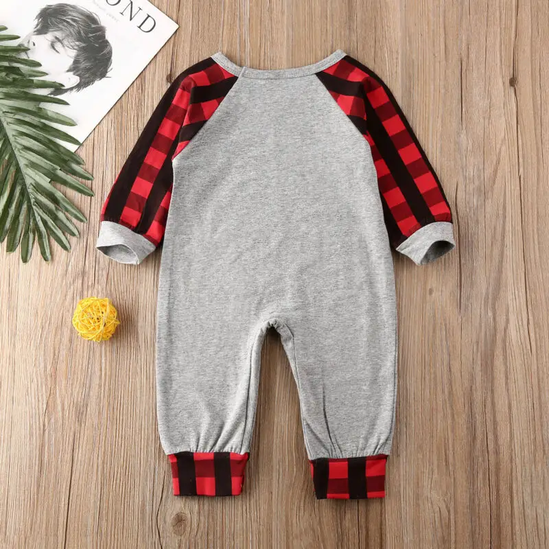 2020 мой 1 й Рождественский комбинезон для новорожденных идеальный подарок девочек