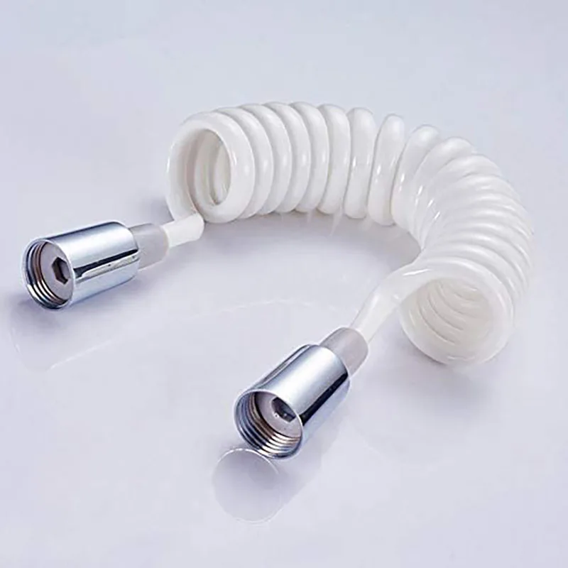 Spring Flexible Shower Hose for Water Plumbing Toilet Bidet Sprayer Gun Telephone Line bathroom Accessories 2m | Обустройство дома
