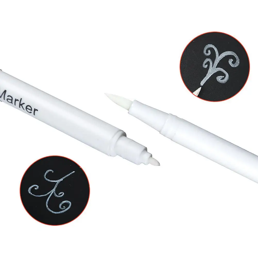 Пищевая пигментная ручка белая пищевая цветная пищевой маркер с двумя