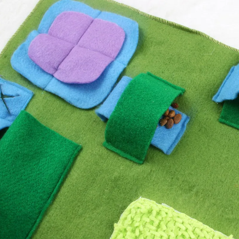 

Pet Sniffing Mat Toys Washable Dog Cat Smell Training Pad Consume Energy Pet Puppy Puzzle Toy Dog Release Training Blanket