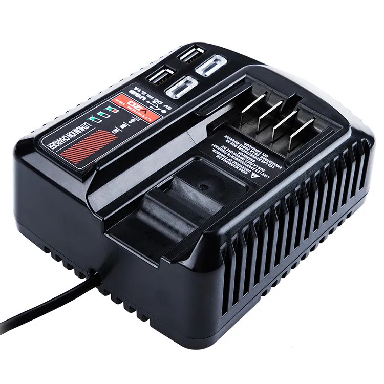 

For CRAFTSMAN 20V 2A Li-ion Battery Charger CMCB102 Rechargeable Power Tool 100V/240V Lithium Battery Charger With Dual USB