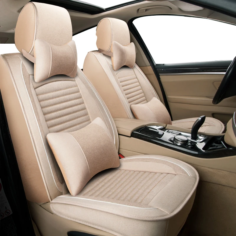 

flax car seat covers For volvo xc30 xc40 xc50 xc60 v50 v40 c30 xc90 xc60 s80 s60 s40 v70 auto accessories seat covers