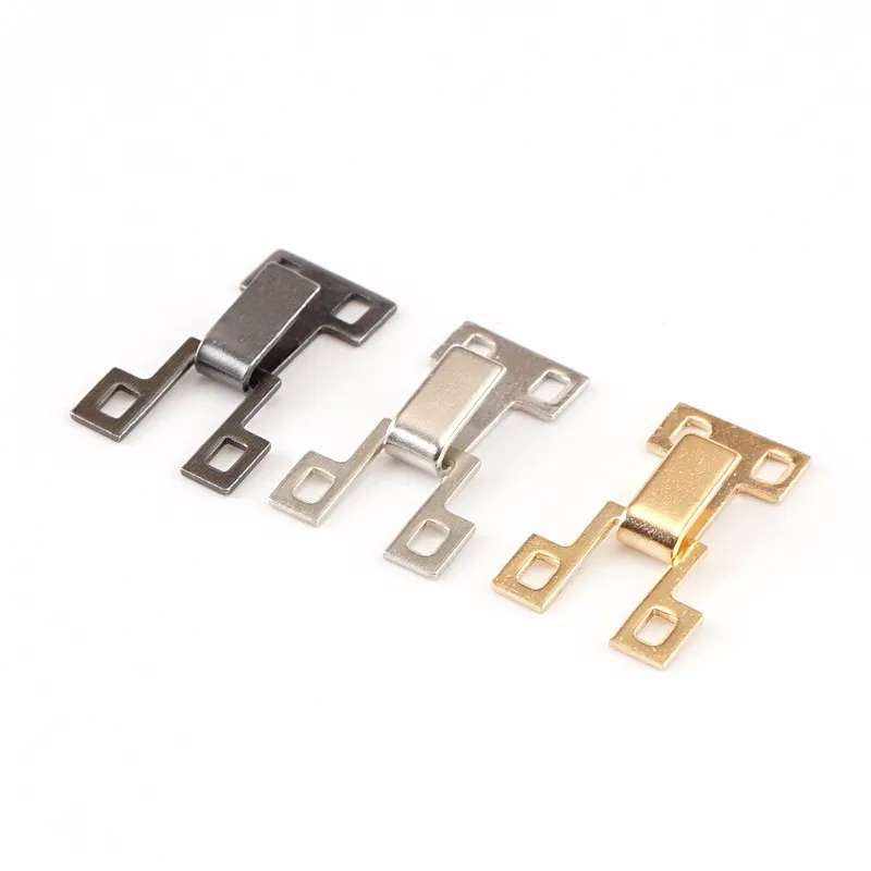 Металлическая пряжка в форме лягушки невидимая пуговица для