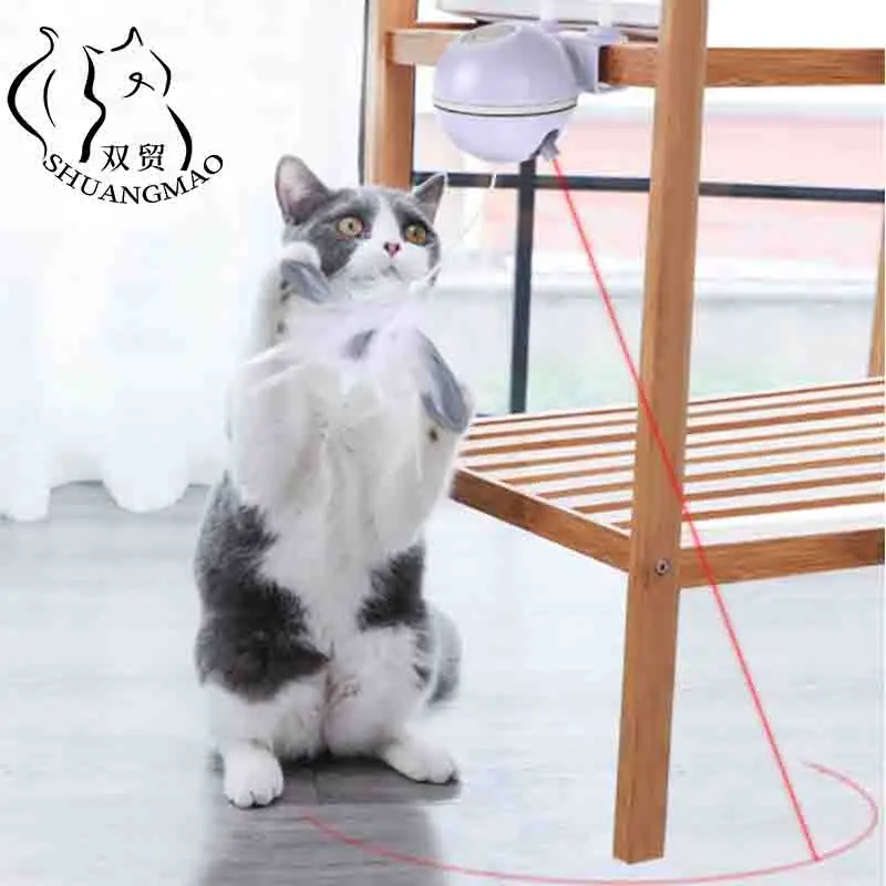 Игрушка для домашних животных SHUANGMAO Интерактивная электрическая кошка с