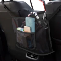 large capacity car backseat organizer net pocket handbag holder multi function car seat back organizer mesh storage bag